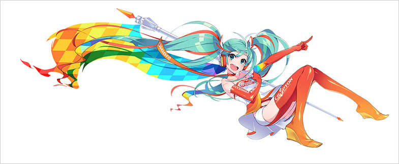 2016年レーシングミクイラスト