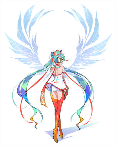 2016年レーシングミクイラスト