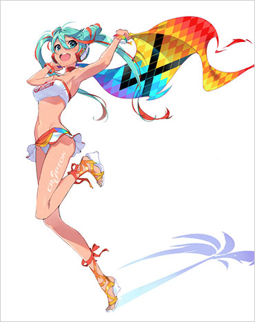 2016年レーシングミクイラスト