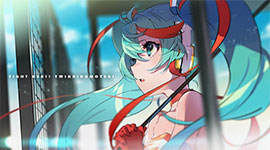 2016年レーシングミクRound8の応援イラスト